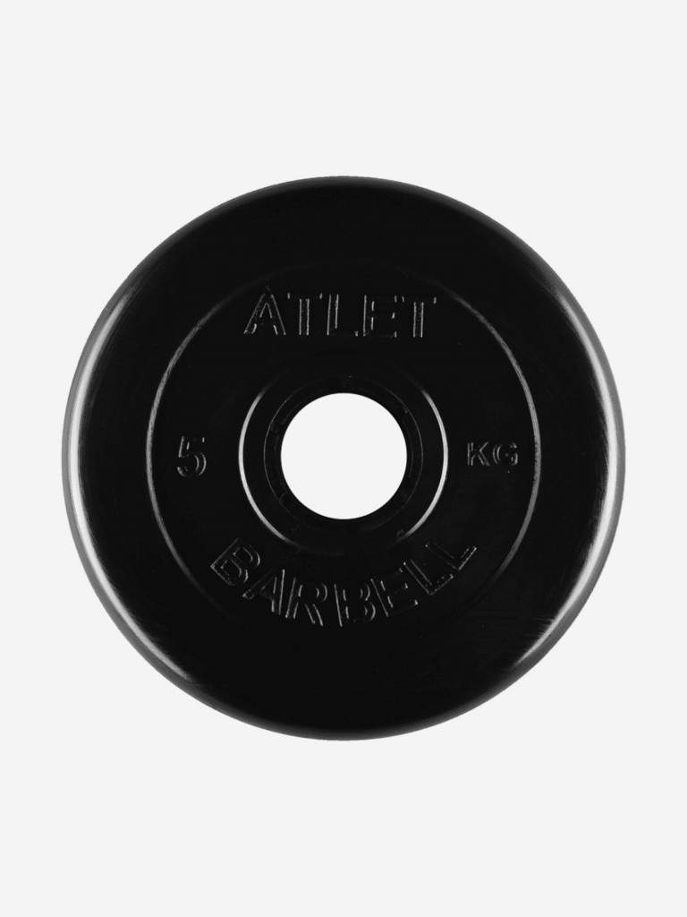 Диск (блин) BARBELL ATLET 5 кг 51 мм.
