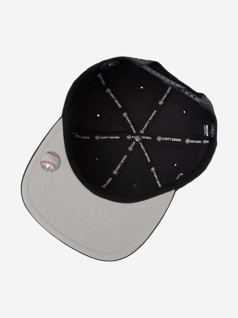 Бейсболка с прямым козырьком 47 BRAND B-SRS01WBP-NYD Atlanta Braves MLB