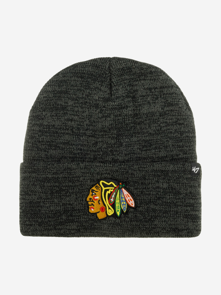 Шапка с отворотом 47 BRAND H-TBNCL04XXE-CC Chicago Blackhawks NHL (серый)