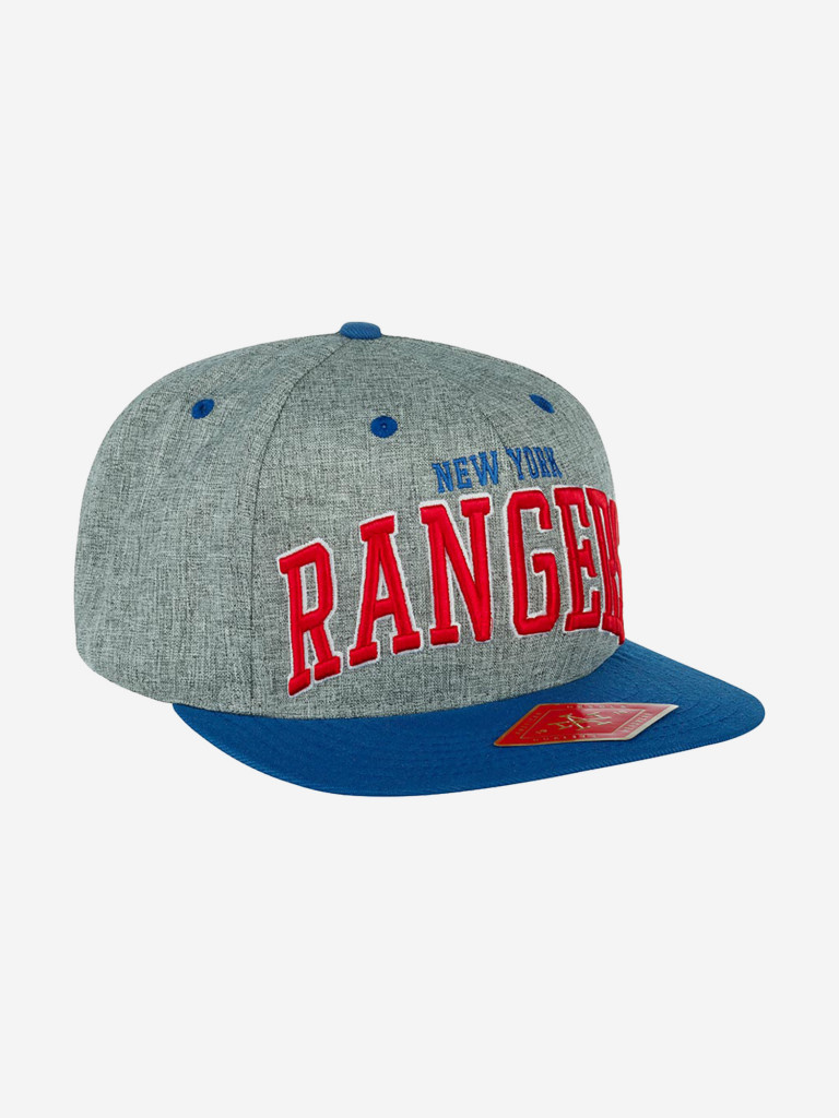 Бейсболка с прямым козырьком AMERICAN NEEDLE 42992A-NYR New York Rangers Stanton NHL (серый)