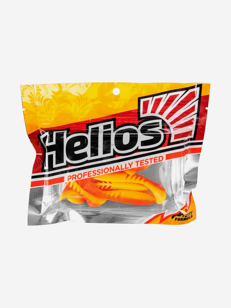 Мягкая приманка Helios Slash, 2,64" / 6,7 см, Orange & Yellow, 10 штук (HS-19-015)