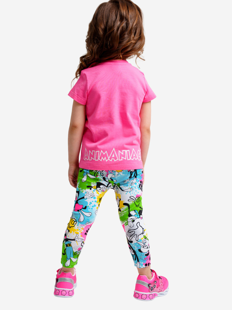 Комплект для девочек: футболка, легинсы PlayToday