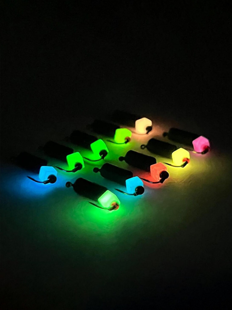 Мормышки вольф. Lucky John 3шт набор 020 СТОЛБИК безнасадочный блистер (LJTM-020SET)