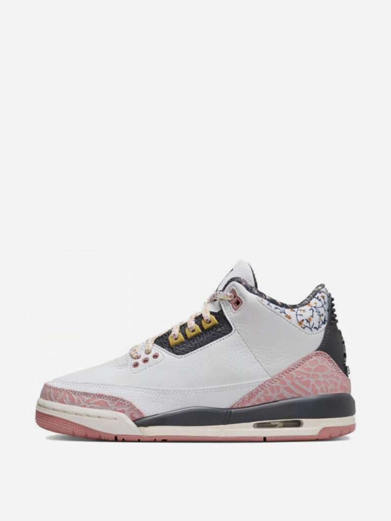 Кроссовки унисекс Jordan 3 Retro Vintage Floral GS