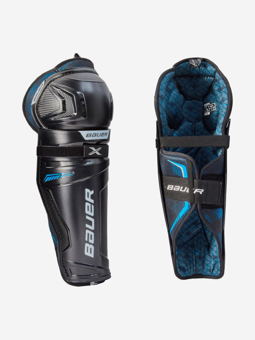 фото Щитки хоккейные детские bauer x int, черный