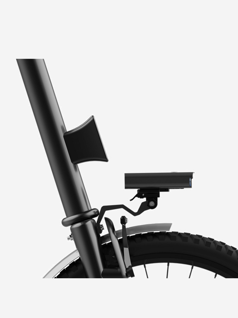 Крепление для велофонаря на вилку велосипеда GACIRON H21B, цвет черный