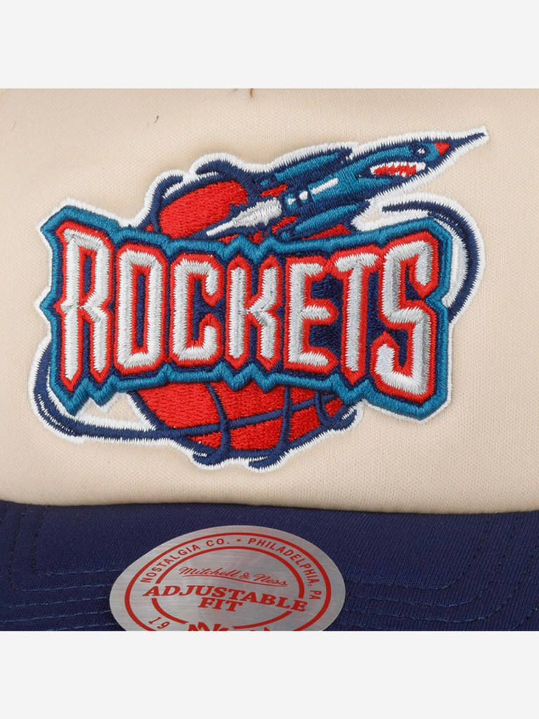 Бейсболка с сеточкой MITCHELL NESS 5HSSSH21323-HROOFWH Houston Rockets NBA