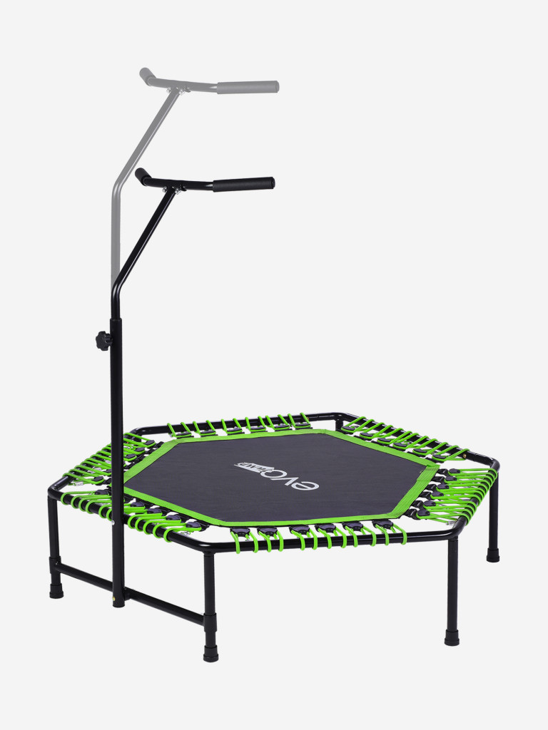 Батут спортивный для фитнеса и джампинга EVO JUMP PRO, зеленый