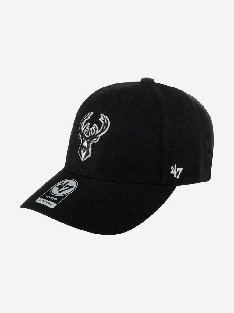 Бейсболка 47 BRAND K-MVP13WBV-BKD Milwaukee Bucks NBA (черный)
