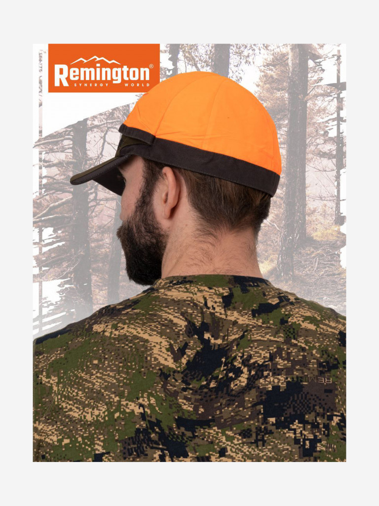 Бейсболка двусторонняя Remington Signal green/orange