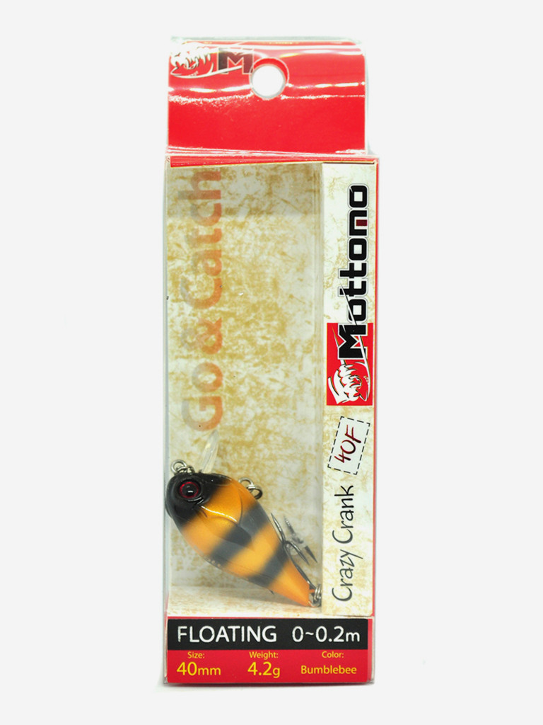 Воблер для рыбалки Crazy Crank 40F 4,2g приманка на голавля