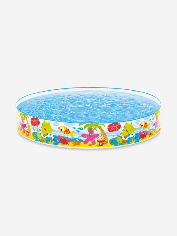 Бассейн «Пляж» 152 х 25 см. С жестким бортом от 3 лет INTEX