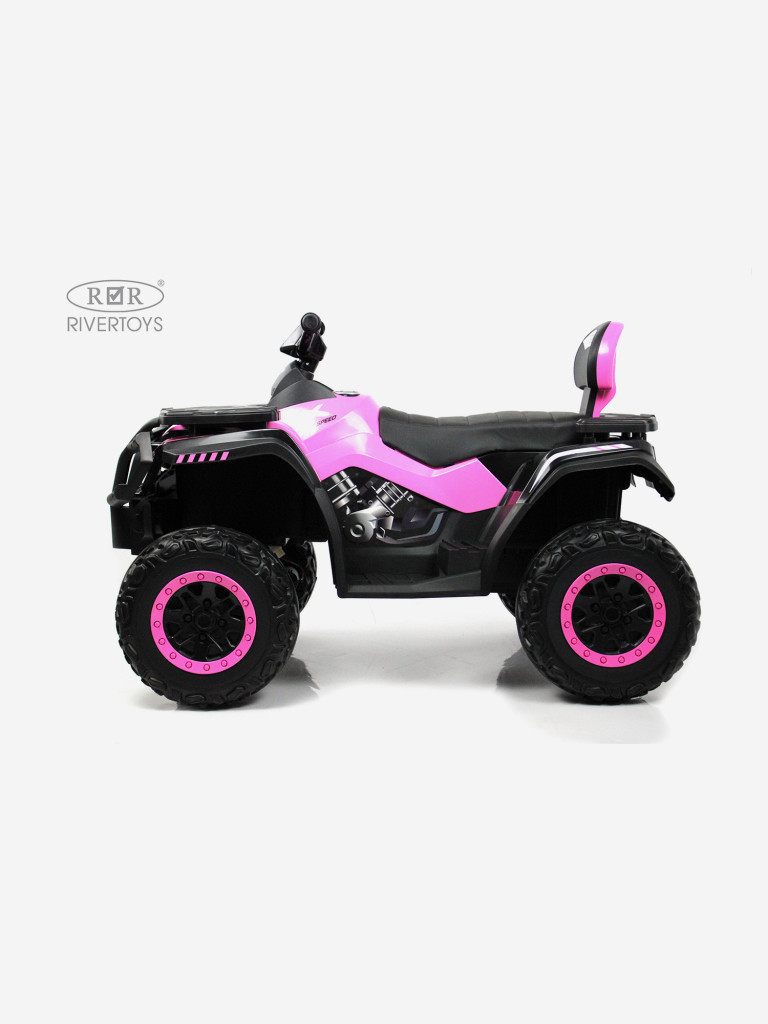 Детский электроквадроцикл RIVERTOYS T001TT 4WD розовый