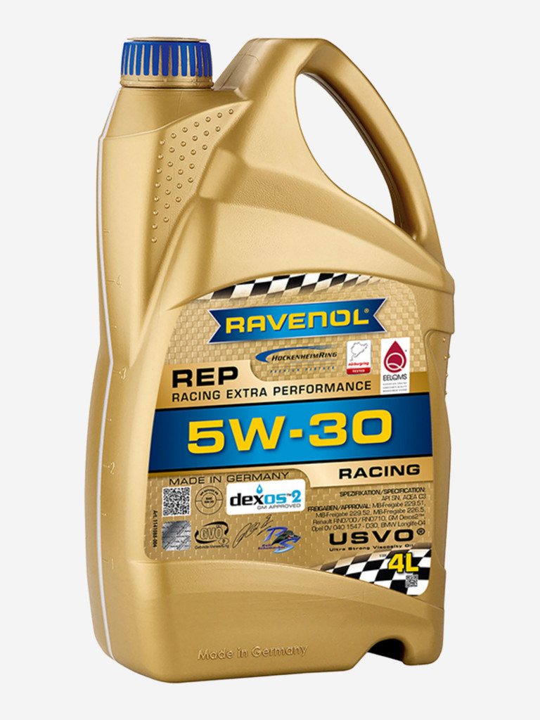 Моторное масло гоночное RAVENOL REP Racing Extra Performance 5W-30, 4 литра