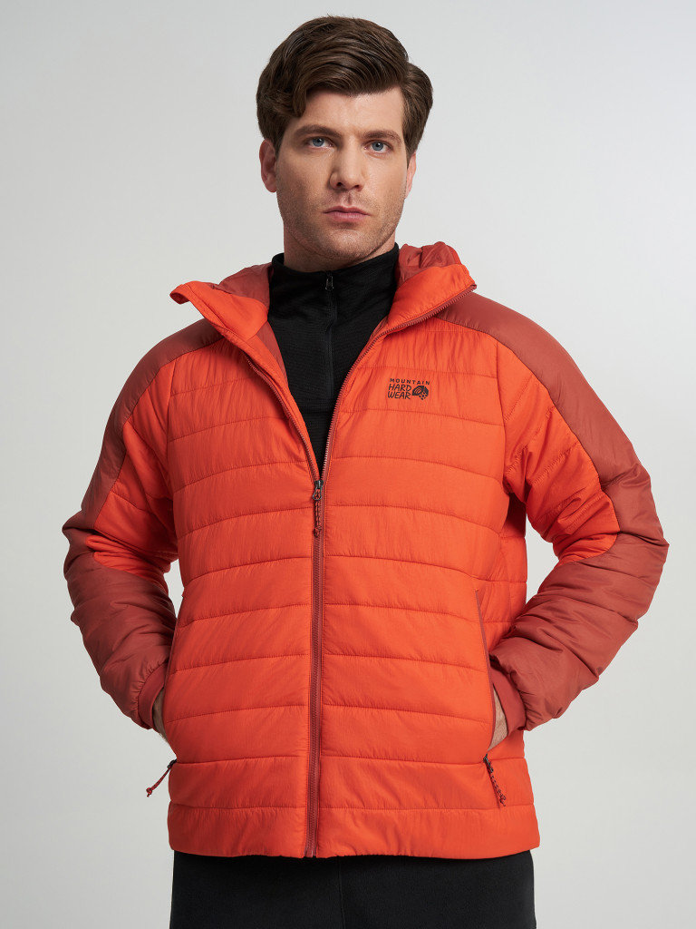 Куртка утепленная рипстоп мужская Mountain Hardwear Free Element Hooded Jacket