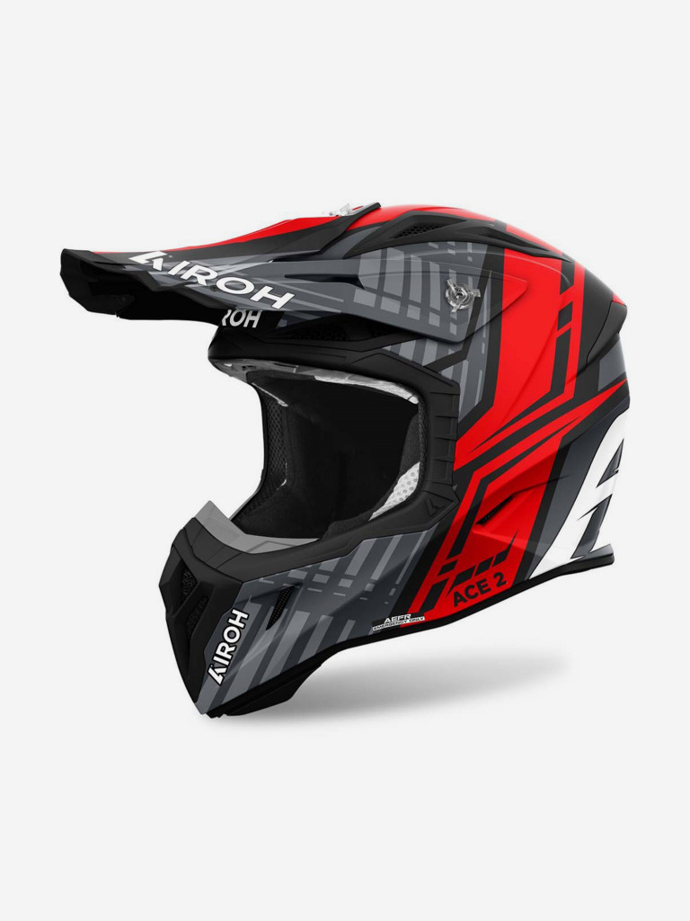 Мотошлем кроссовый взрослый Airoh AVIATOR ACE 2 PROUD Red Matt красный ...