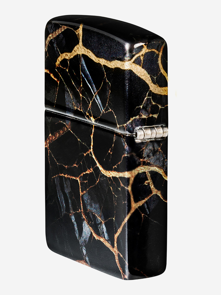 Зажигалка бензиновая ветроустойчивая Zippo Fusion Marble Design 540 Tumbled Chrome
