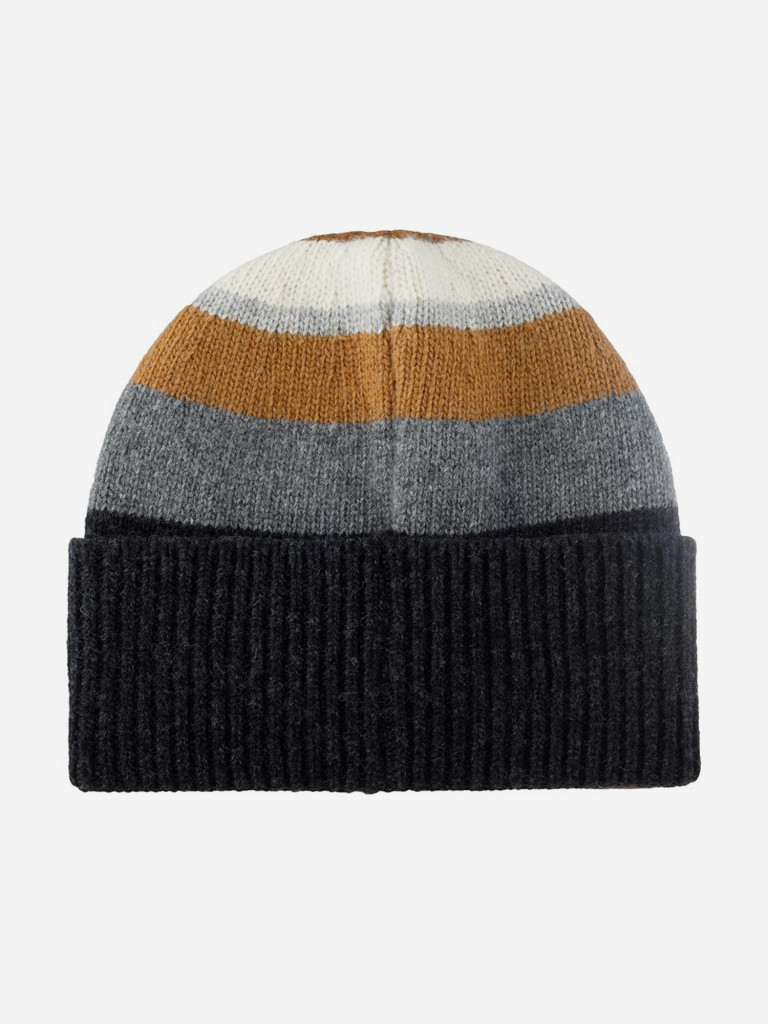 Шапка с отворотом STETSON 8599381 BEANIE WOOL (серый)