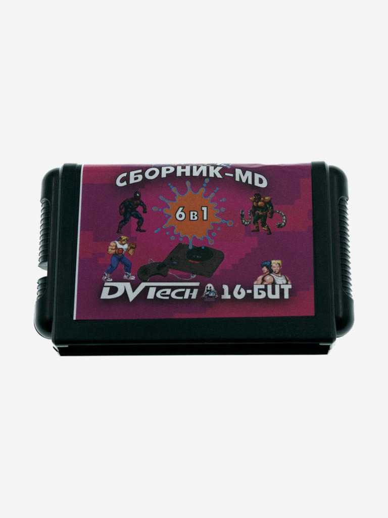 Картридж игровой DVTech 6 игр (на русском)