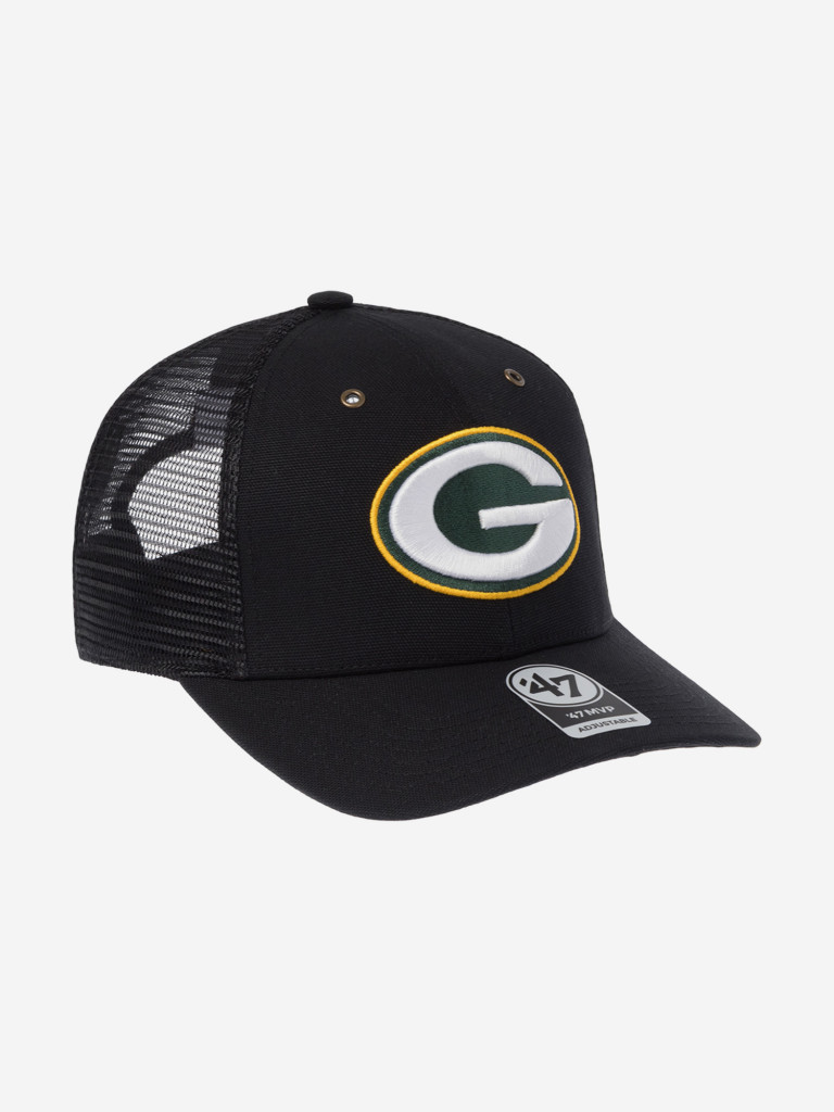 Бейсболка с сеточкой 47 BRAND FX-CRHTF120UP-BK Green Bay Packers NFL