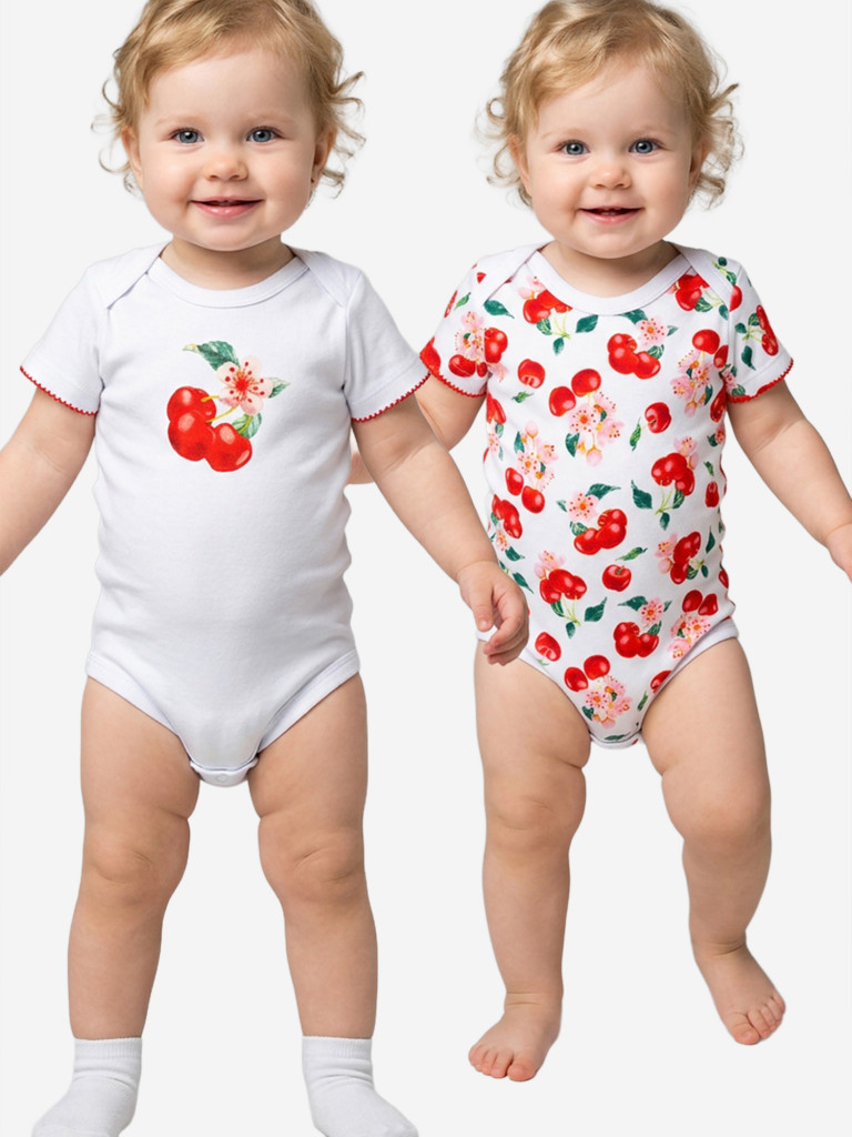 Боди для девочек, 2 шт PlayToday