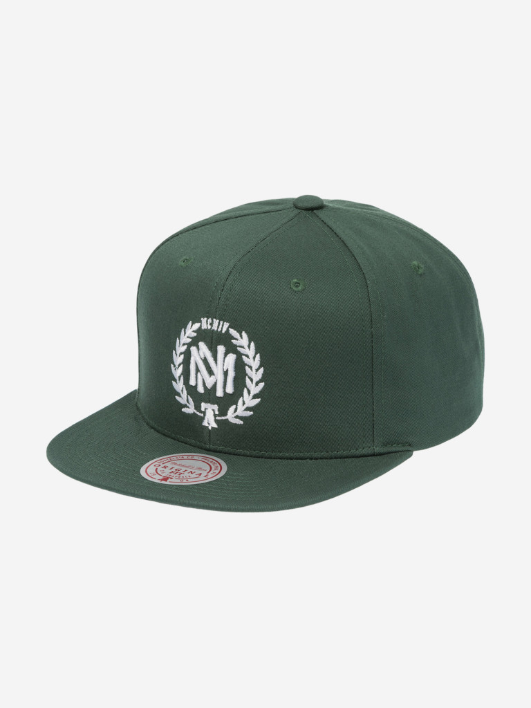 Бейсболка с прямым козырьком MITCHELL NESS HHSS6829-MNNYYPPPDKGN (зеленый)