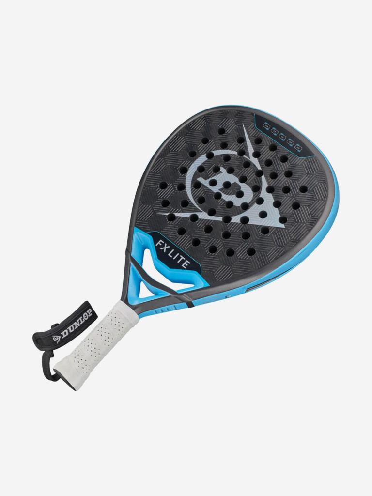 Ракетка для падел-тенниса Dunlop FX Lite Gun Metal Cyan Metallic