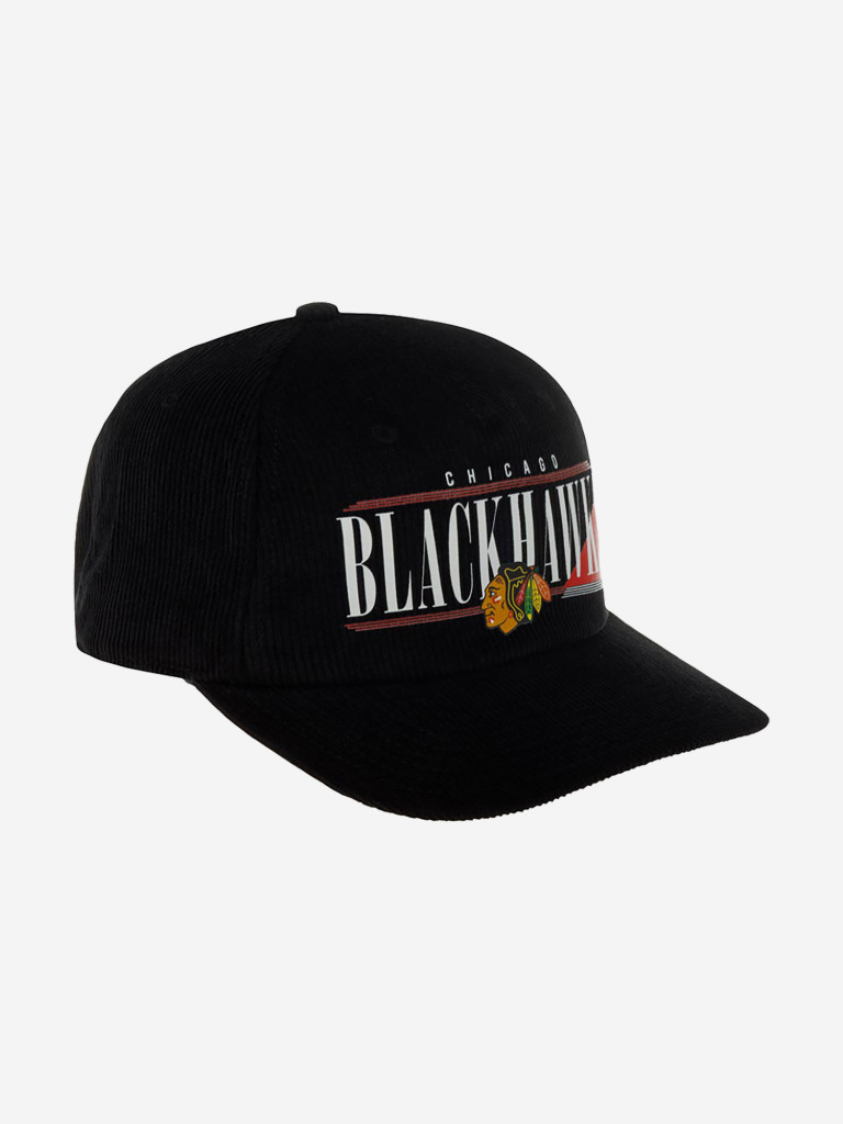 Бейсболка AMERICAN NEEDLE 45082A-CBH Chicago Blackhawks Printed Cord NHL (черный)