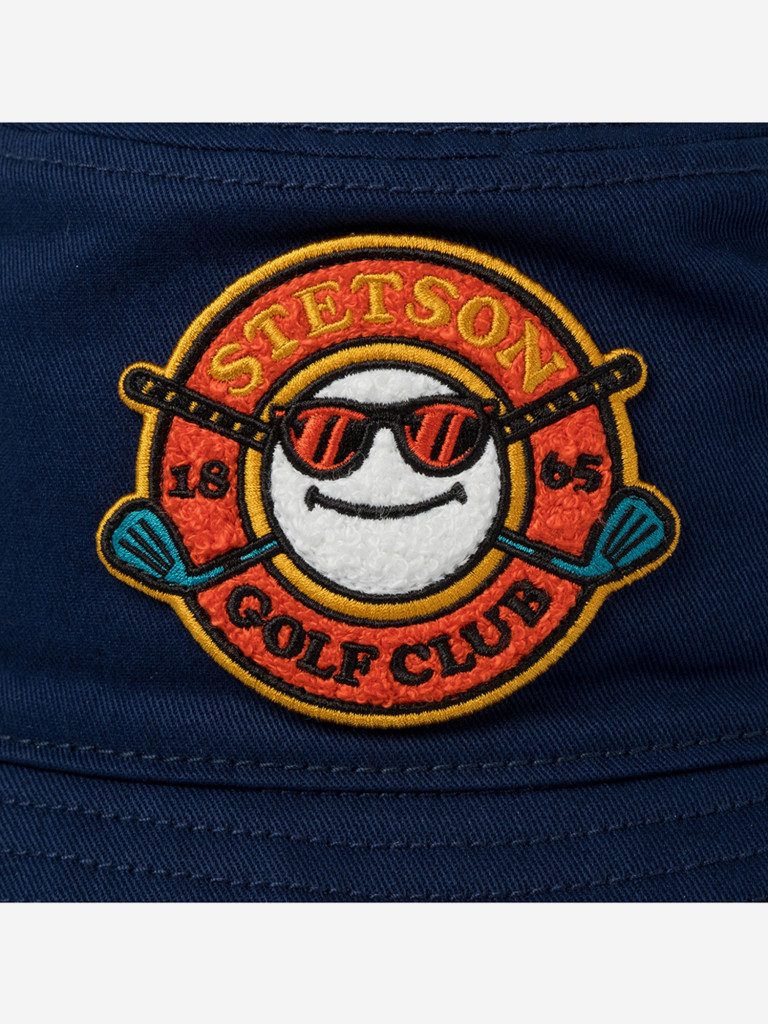 Панама STETSON 1811133 BUCKET GOLF CLUB (синий)
