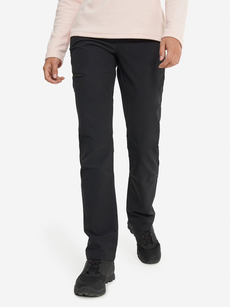 фото Брюки женские jack wolfskin geigelstein, черный
