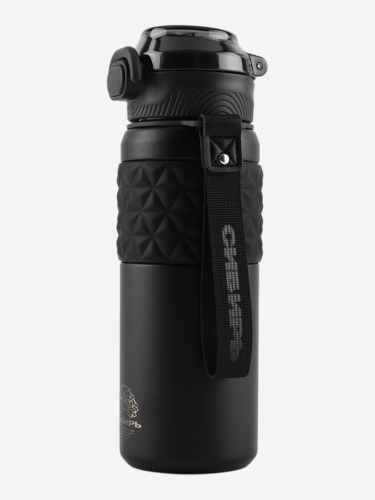 Термокружка Сибирь "Свежий ветер" 0.6л с трубочкой