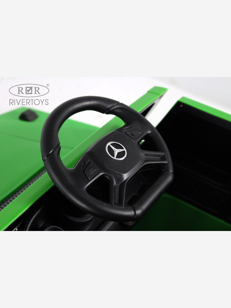 Детский электромобиль RIVERTOYS Mercedes-AMG G63 (G222GG) зеленый