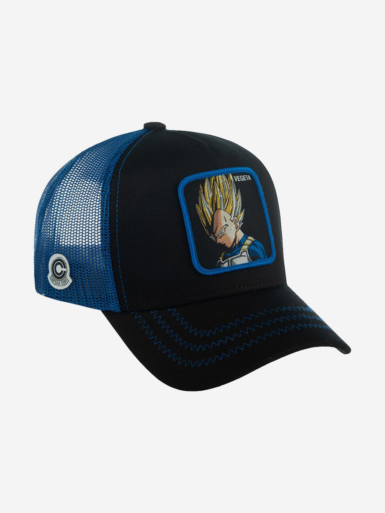 Бейсболка с сеточкой CAPSLAB CL/DBZ/1/VE3 Dragon Ball Vegeta Saiyan (черный)