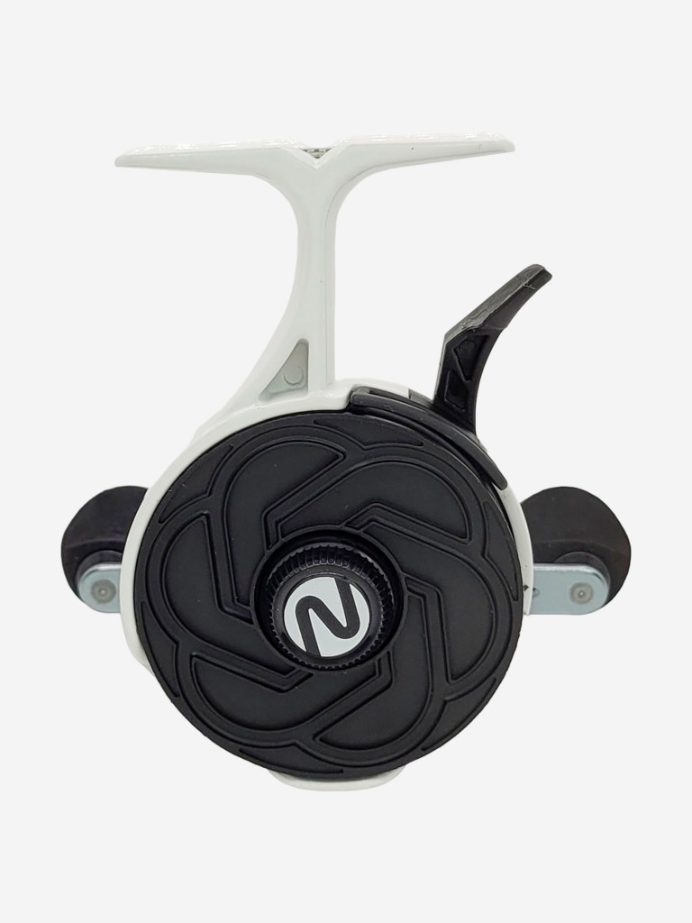 Катушка зимняя Nautilus LIRA # White, катушка для удочки с передним фрикционом