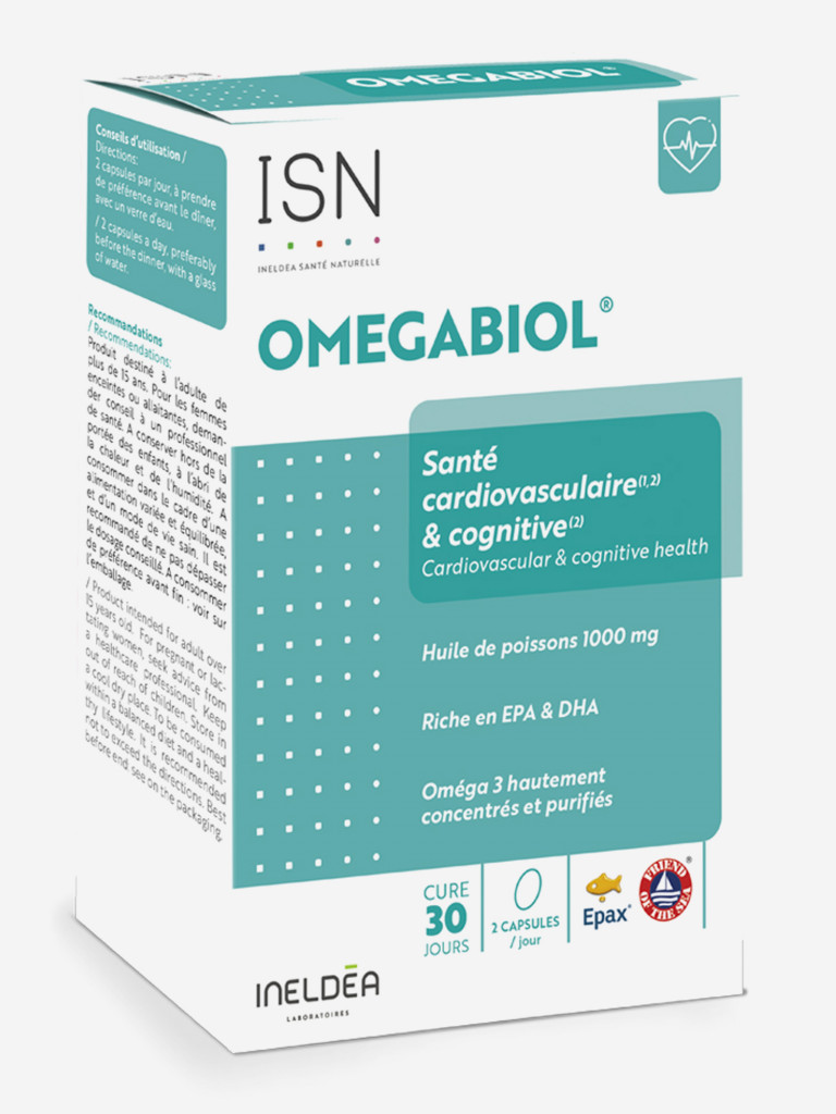 ISN Омегабиол / Omegabiol (капсулы массой 596 мг), 60 капсул