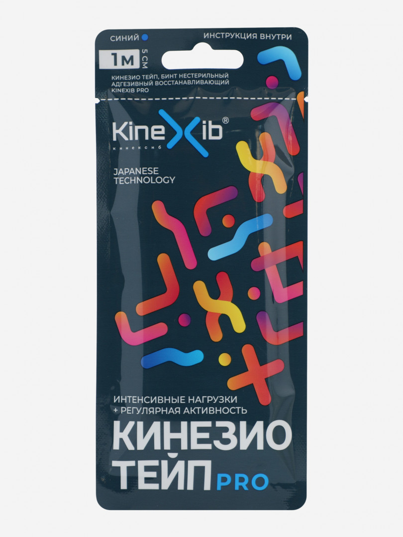 Кинезиотейп Kinexib Pro tape, синий, Синий