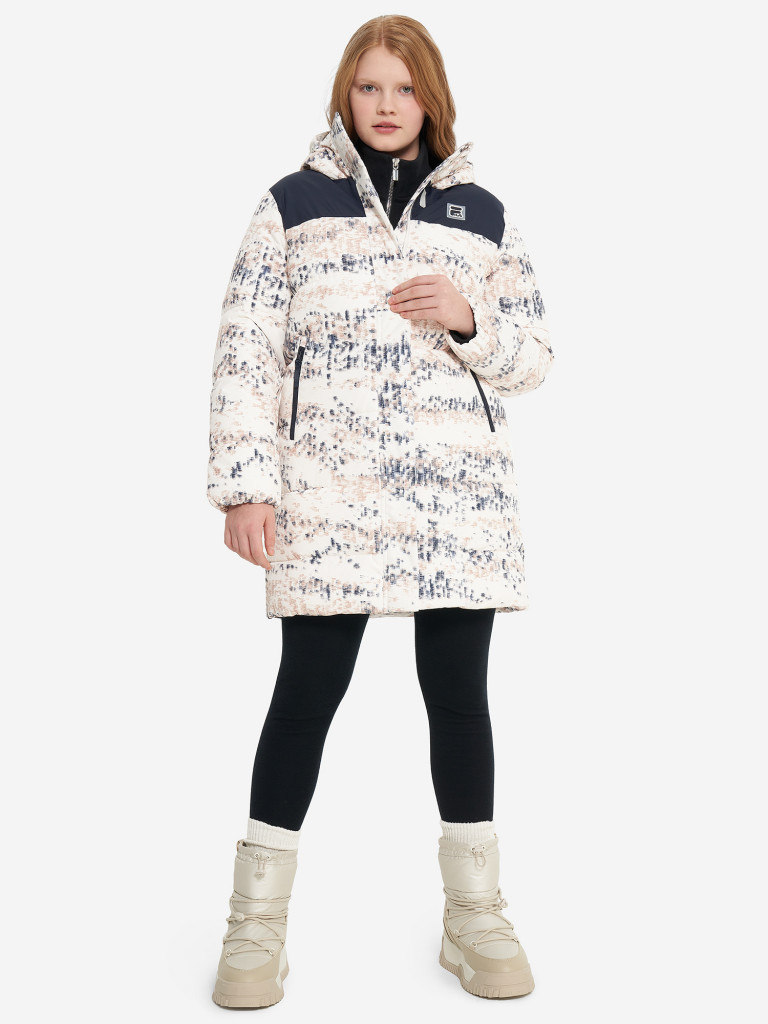 Пальто утепленное для девочек FILA