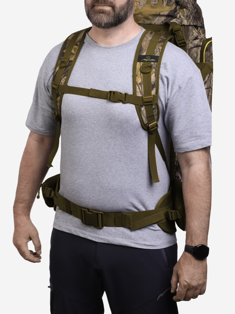 Рюкзак для рыбалки и охоты Aquatic РО-82, цвет: камуфляж, 82л