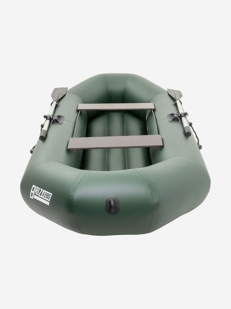 Лодка надувная для рыбалки Тонар Бриз А280 надувное дно, зеленый