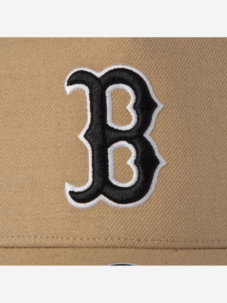 Бейсболка 47 BRAND B-MPDTP02WBP-KHB Boston Red Sox MLB (бежевый)