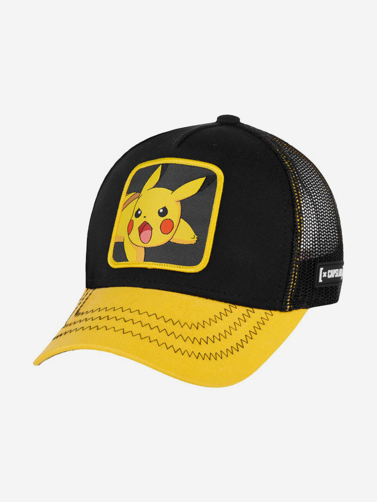 Бейсболка с сеточкой CAPSLAB CL/PKM2/3/PIK6 Junior Pokemon Pikachu (желтый)