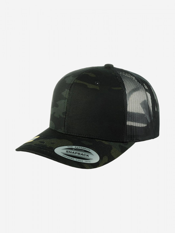 Бейсболка с сеточкой FLEXFIT 6606MC (оливковый)