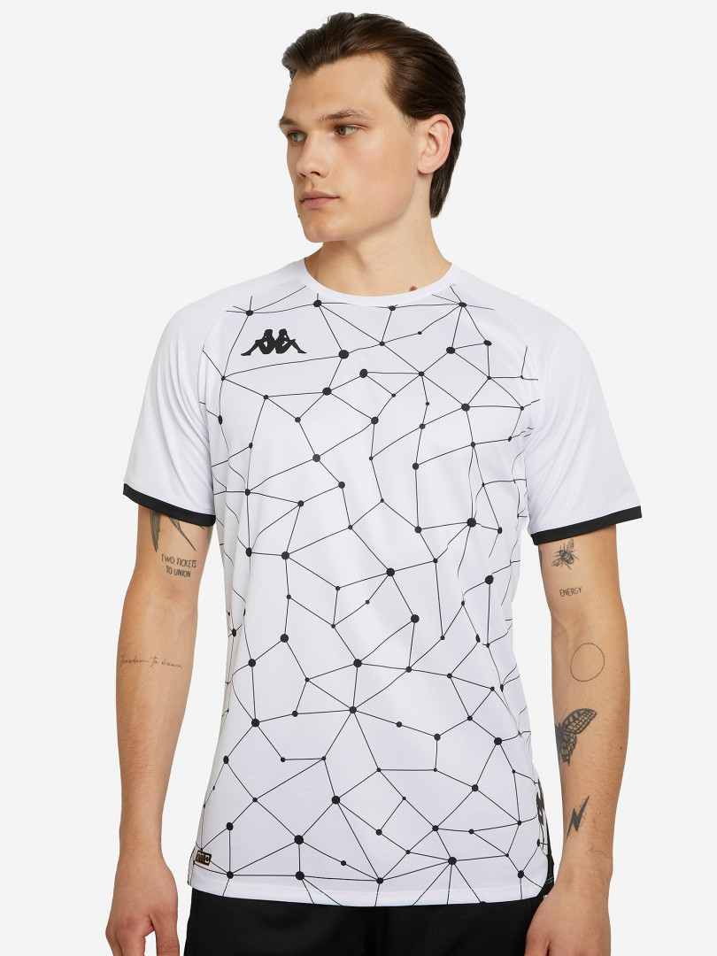 фото Футболка игровая мужская kappa, белый