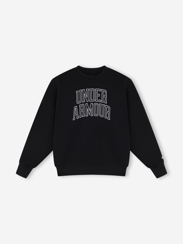 Свитшот женский оверсайз Under Armour Rival Flc OS Varsity Crew