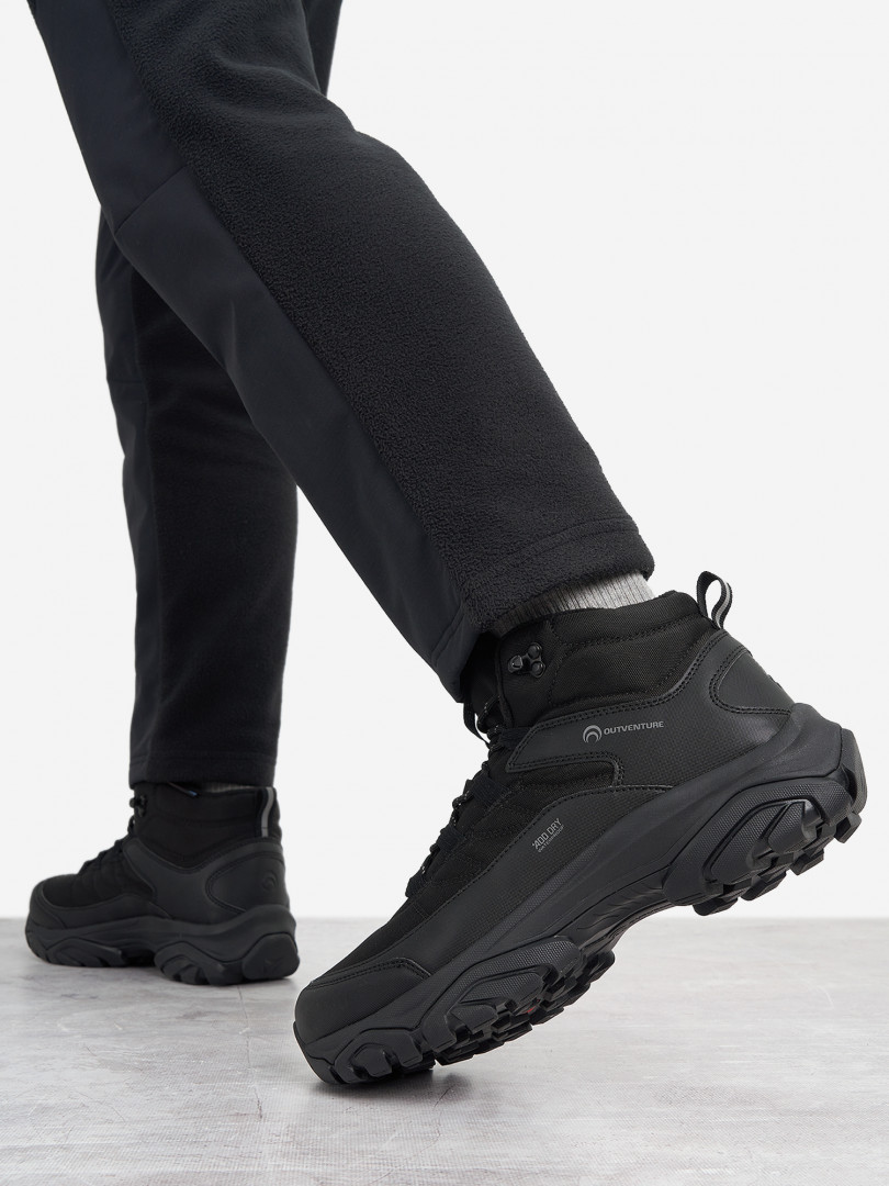 фото Ботинки утепленные мужские outventure cheget nylon, черный