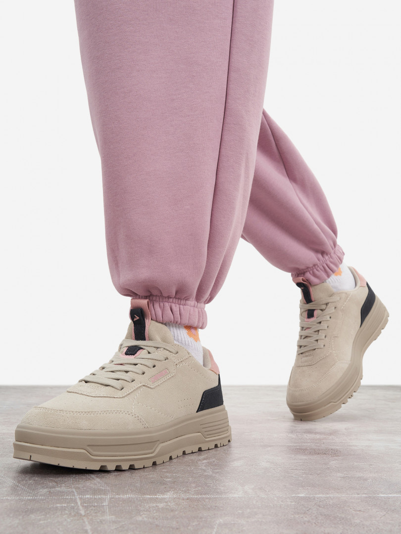 фото Кеды женские demix ultra suede, бежевый