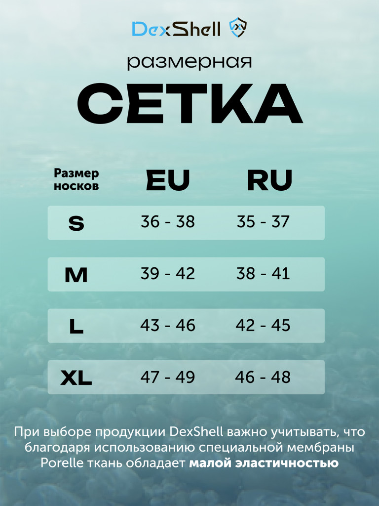 Водонепроницаемые носки DexShell Ultra Thin Crew синий/желтый