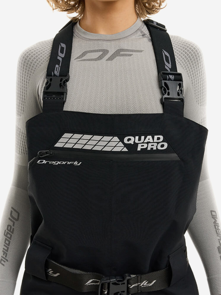 Вейдерсы жеснкие мембранные Dragonfly QUAD PRO черные