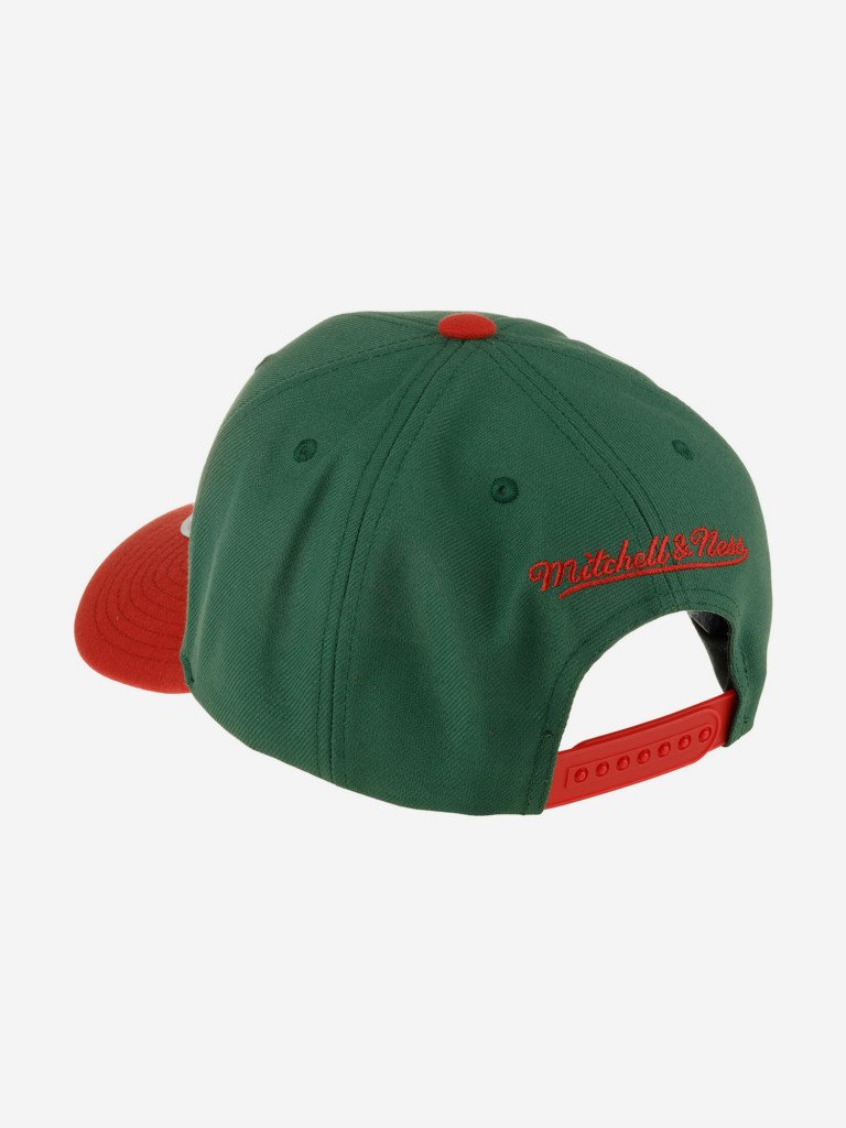 Бейсболка MITCHELL NESS HHSS6279-SSUYYPPPGREN Seattle Supersonics NBA (оливковый)