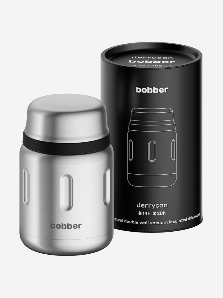 Термос вакуумный для еды BOBBER Jerrycan 700 мл, тепло до 14 часов, матовый